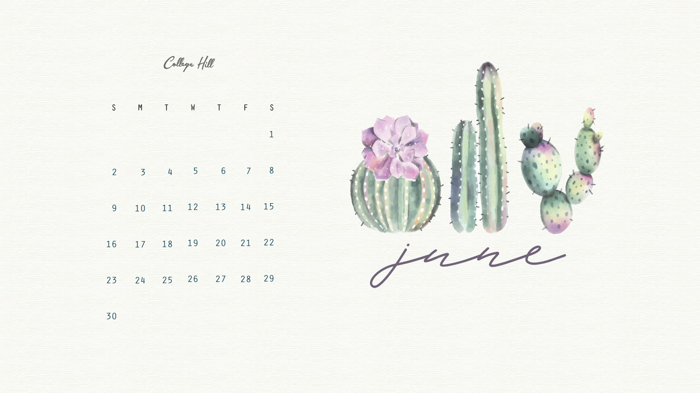 June 2023 Desktop Wallpaper Calendar