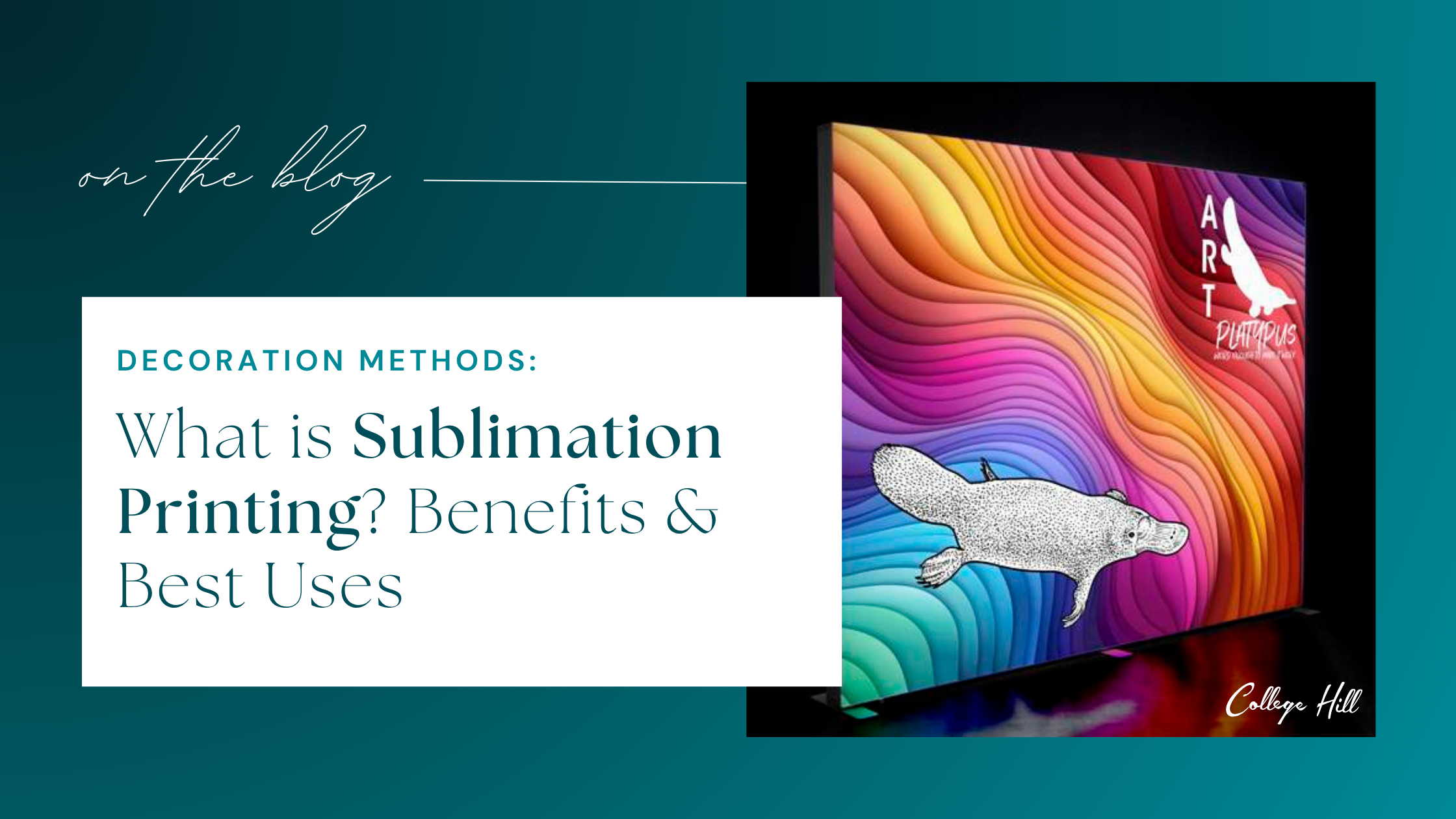 What is Sublimation Printing? Benefits & Best Uses