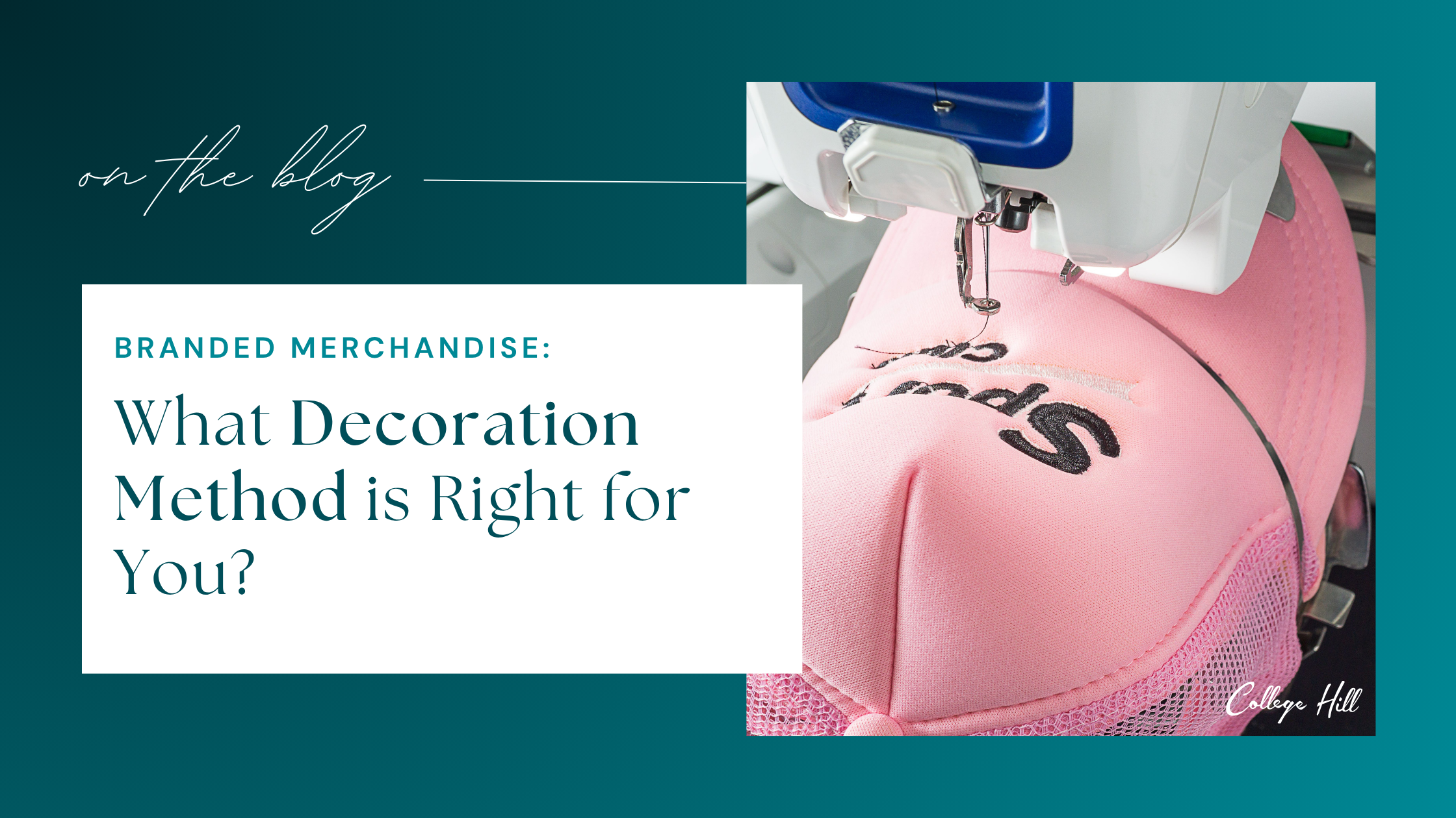 What Decoration Method is Right for You?
