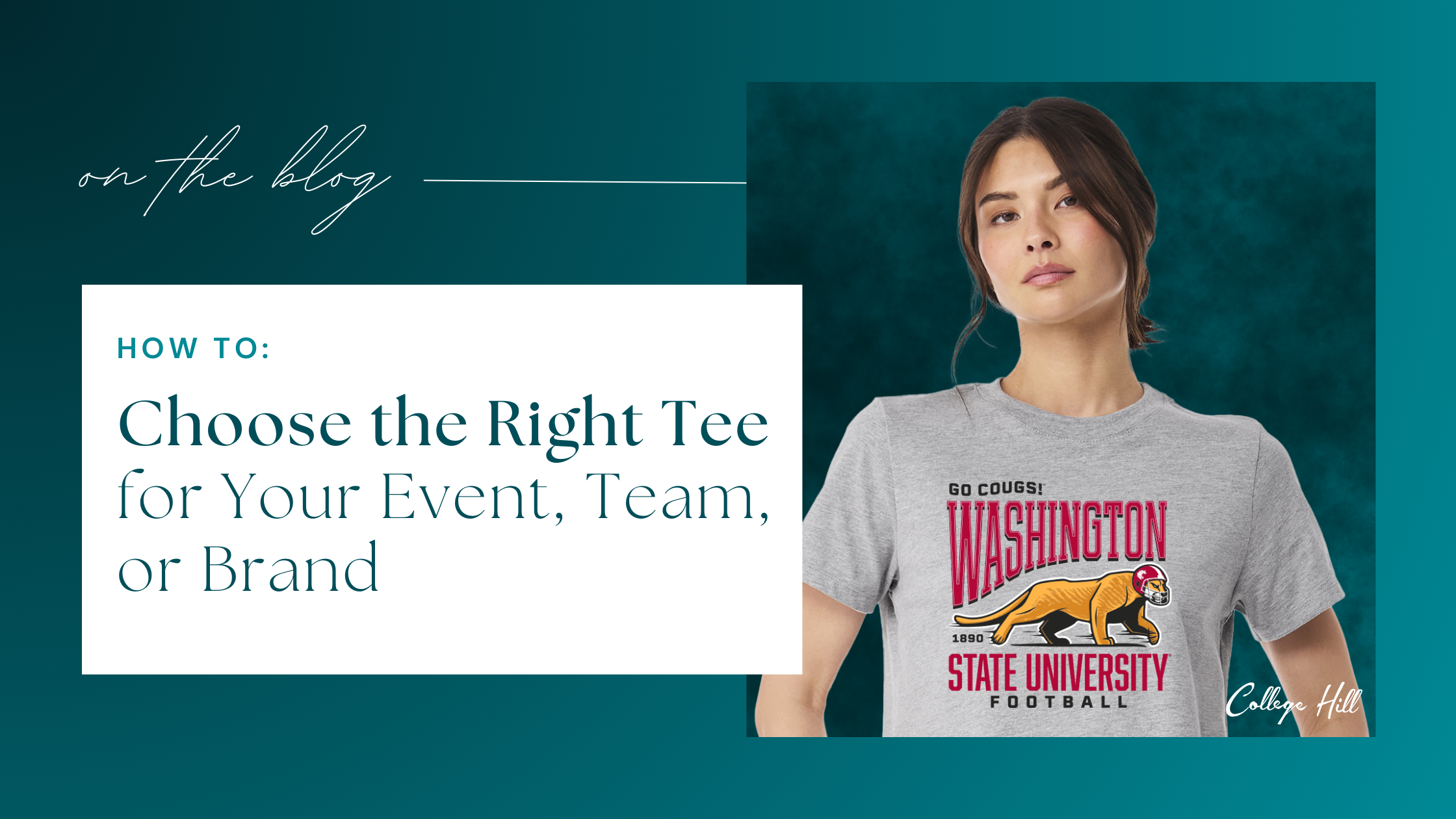 How to Choose the Right Tee for Your Event, Team, or Brand