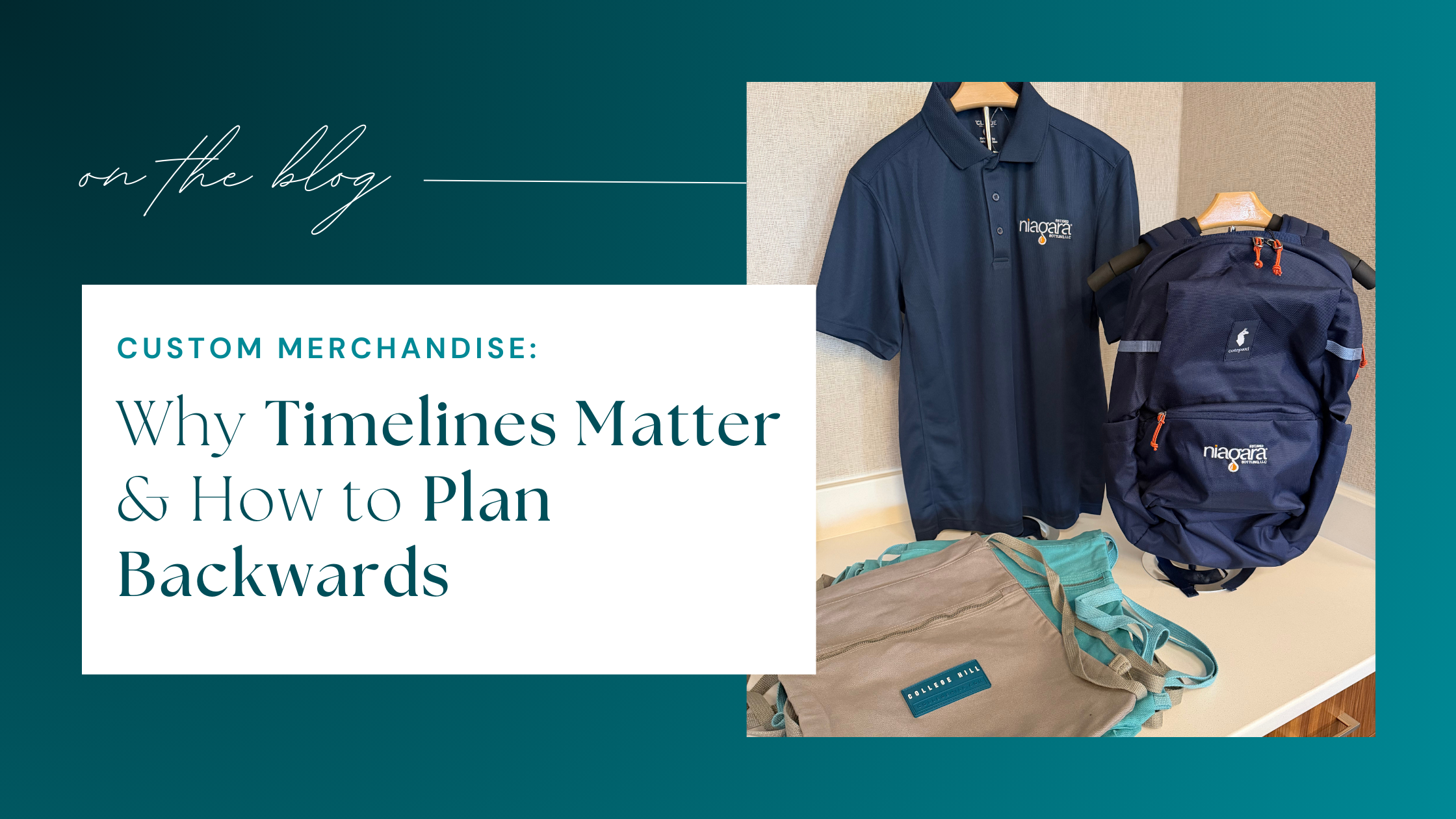 Why Timelines Matter in Custom Merch