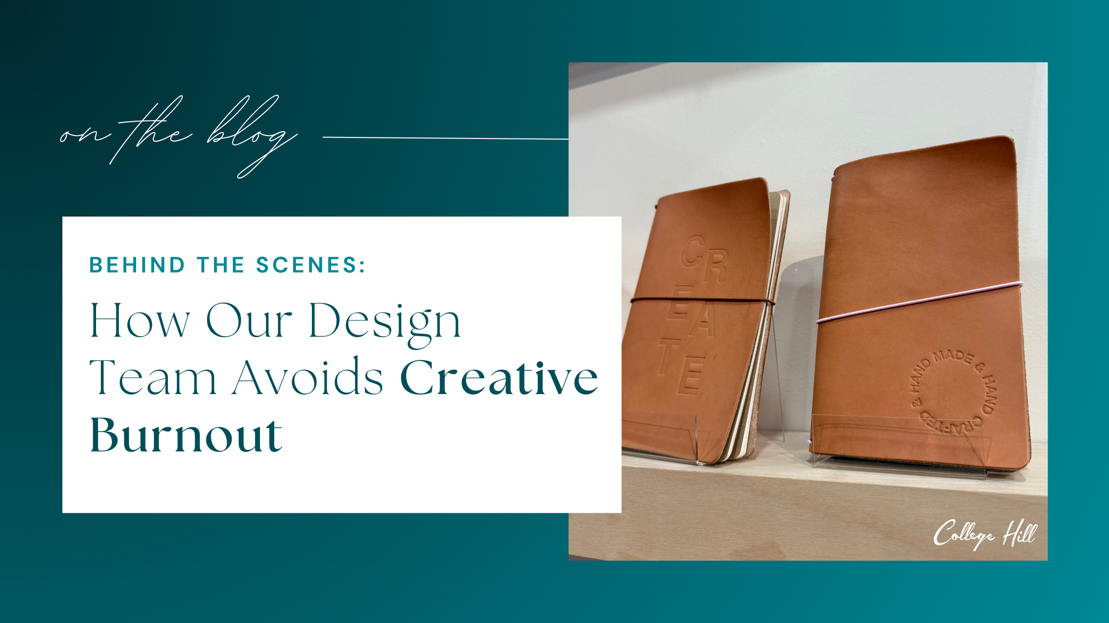 How Our Design Team Avoids Creative Burnout