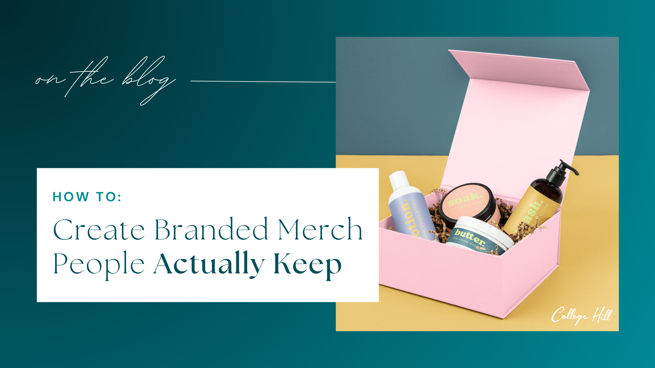 How to Create Branded Merch People Actually Keep