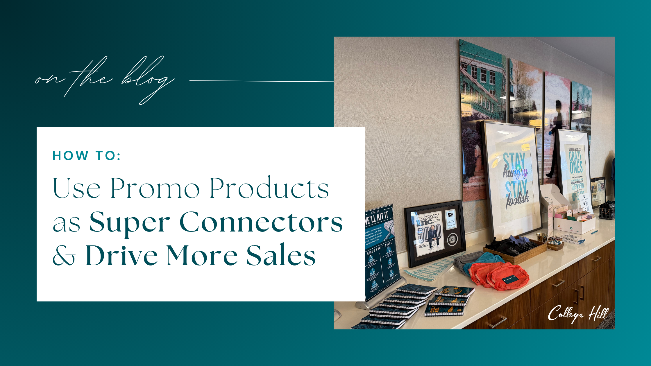 How Promotional Products Act as Super Connectors and Drive More Sales