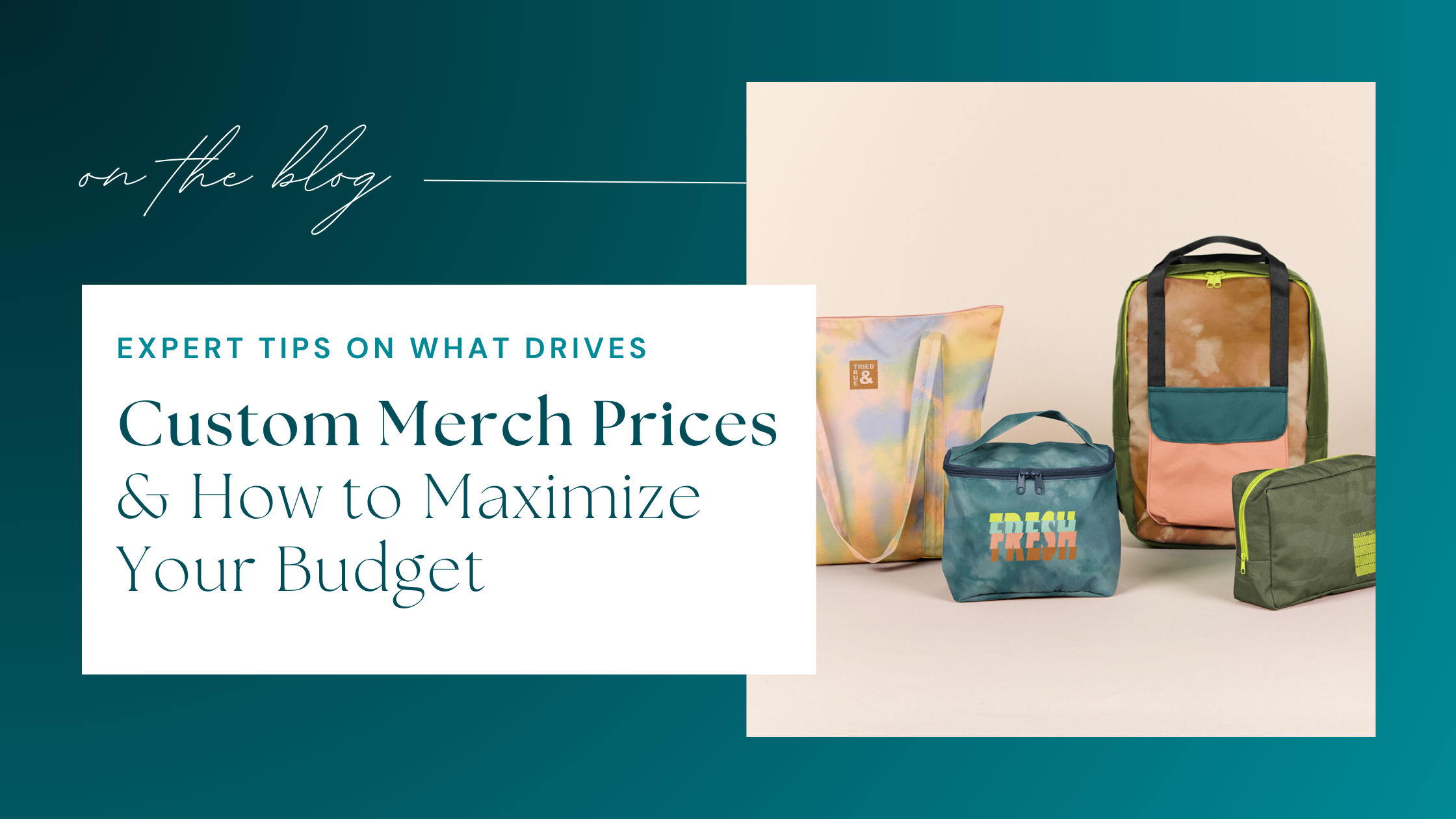 Expert Tips on What Drives Custom Merchandise Prices