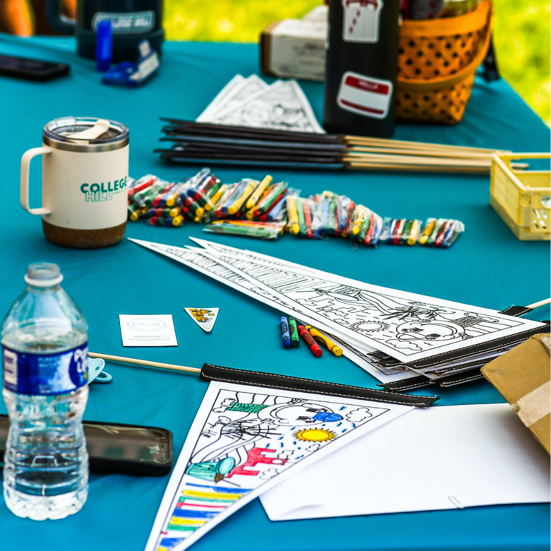 Custom Pennants at the Pullman Lentil Festival